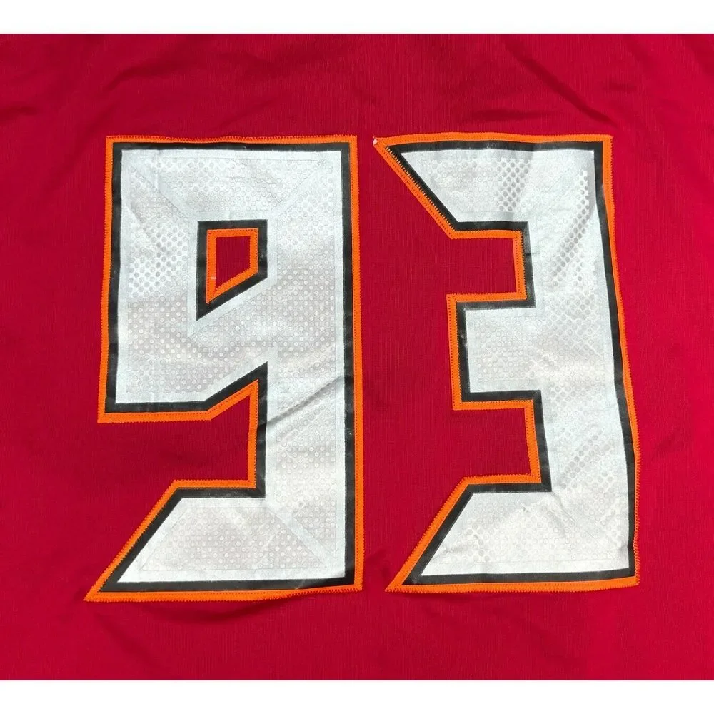 Nike NFL Players On Field Tampa Bay Buccaneers #93 Gerald McCoy Jersey Size XXXL